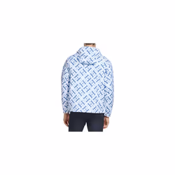 Tommy Hilfiger Men's Lightweight Logo Popover  White Flag Print  XX-La