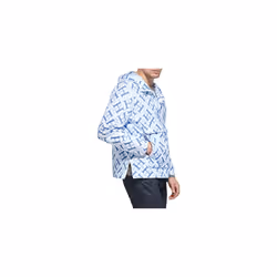 Tommy Hilfiger Men's Lightweight Logo Popover  White Flag Print  Small