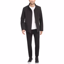 Tommy Hilfiger Men's Big & Tall Classic Soft Shell Jacket  Black  5X