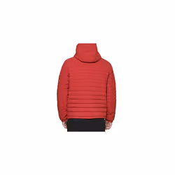 Tommy Hilfiger Men's Stretch Poly Hooded Packable Jacket  Red  Medium