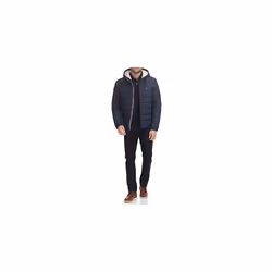 Tommy Hilfiger Men's Midweight Sherpa Lined Hooded Water Resistant Puf
