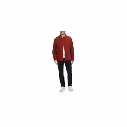 Tommy Hilfiger Men's Polar Fleece Jacket  Red  3X-Large