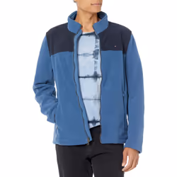 Tommy Hilfiger Men's Polar Fleece Jacket Navy/Royal XX-Large