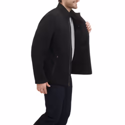 Tommy Hilfiger Mens Classic Zip Front Polar Fleece Jacket  XLarge  Ice