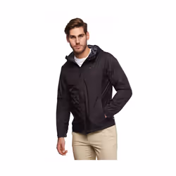 Tommy Hilfiger Men's Lightweight Breathable Waterproof Hooded Jacket