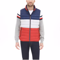 Tommy Hilfiger Men's Lightweight Ultra Loft Quilted Puffer Vest (Stand