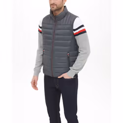 Tommy Hilfiger Men's Lightweight Ultra Loft Quilted Puffer Vest (Stand