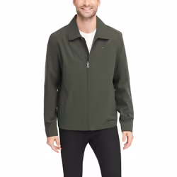 Tommy Hilfiger Men's Lightweight Microtwill Golf Jacket (Standard and