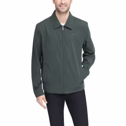 Tommy Hilfiger Men's Lightweight Microtwill Golf Jacket (Standard and