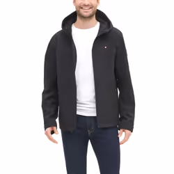 Tommy Hilfiger Men's Lightweight Performance Softshell Hoody Jacket  B