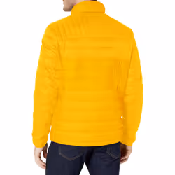 Tommy Hilfiger Men's Real Down Insulated Packable Puffer Jacket Yellow Gold X-Large
