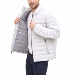 Tommy Hilfiger Men's Real Down Insulated Packable Puffer Jacket  Ice