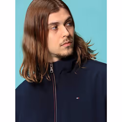 Tommy Hilfiger Mens Hooded Performance Soft Shell Jacket  Midnight  XXXLarge