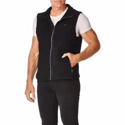 Tommy Hilfiger Mens Polar Fleece Vest  black  Medium