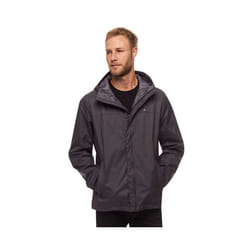 Tommy Hilfiger Mens Lightweight Breathable Waterproof Hooded Jacket  Charcoal  Small