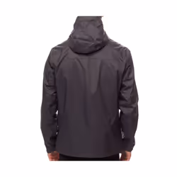 Tommy Hilfiger Mens Lightweight Breathable Waterproof Hooded Jacket  Charcoal  Small