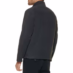 Tommy Hilfiger Men's Classic Zip Front Polar Fleece Jacket  Charcoal