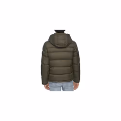 Tommy Hilfiger Men's Hooded Puffer Jacket  Olive  Medium