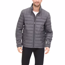 Tommy Hilfiger Men's Packable Down Puffer Jacket  Heather Charcoal  Sm