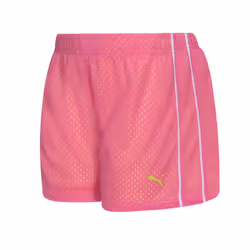 PUMA Little Girls' Active Double Mesh Short  Pink Glo  6