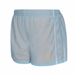 PUMA Little Girls' Active Double Mesh Short  Faster Blue  4