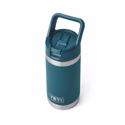 YETI Rambler Jr. 12 oz Kids Bottle  with Straw Cap  Canopy Green