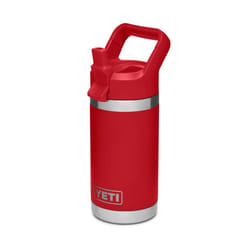 YETI Rambler Jr. 12 oz Kids Bottle  with Straw Cap  Rescue Red