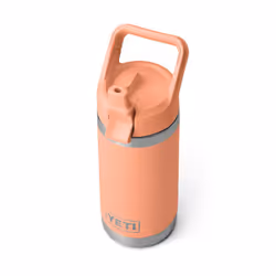 YETI Rambler Jr. 12 oz Kids Bottle with Straw Cap Lowcountry Peach