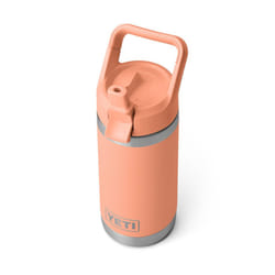 YETI Rambler Jr. 12 oz Kids Bottle  with Straw Cap  Lowcountry Peach