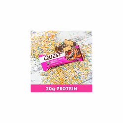 Quest Nutrition Chocolate Sprinkled Doughnut Protein Bar, 12-Count