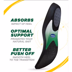 Dr. Scholl's Performance Sized to Fit Running Insoles for Men & Women to Help Prevent Plantar Fasciitis  Men's 12.5-13 Sized to Fit Insole  1 Count