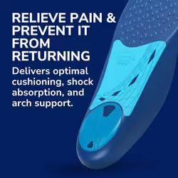 Dr. Scholl's Plantar Fasciitis Sized to Fit Pain Relief Insoles // Shoe Inserts with Arch Support for Men and Women  1 Count