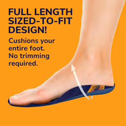 Dr. Scholl's Plantar Fasciitis Sized to Fit Pain Relief Insoles // Shoe Inserts with Arch Support for Men and Women  1 Count
