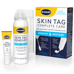 Dr. Scholl's Complete Care Skin TAG Remover  12 Ct // Removes Skin Tags & Restores Skin's Appearance  FDA-Cleared  Clinically Proven  12 Treatments Pl