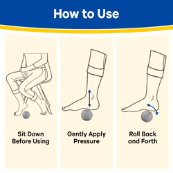 Dr. Scholl's PLANTAR FASCIITIS Massage Ball  Hot & Cold Therapy