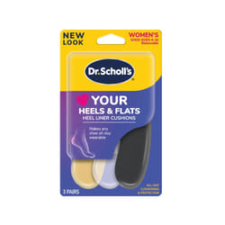 Dr. Scholls Love Your HEELS & FLATS Heel Liner Cushions  Helps Prevent Uncomfortable Shoe Rubbing at The Heel and Helps Prevent Shoe Slipping for Shoe