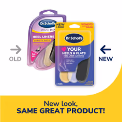 Dr. Scholls Love Your HEELS & FLATS Heel Liner Cushions  Helps Prevent Uncomfortable Shoe Rubbing at The Heel and Helps Prevent Shoe Slipping for Shoe