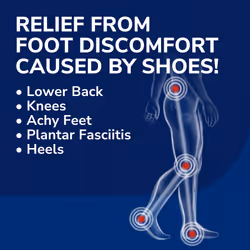 Dr. Scholl's Custom FiT Comfort - Plantar Fasciitis Insoles  Orthotics Shoe Inserts with Arch Support for Men & Women  Suitable for 220+ lbs  Stay on