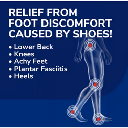 Dr. Scholl's Custom FiT Comfort - Plantar Fasciitis Insoles  Orthotics Shoe Inserts with Arch Support for Men & Women  Suitable for 220+ lbs  Stay on