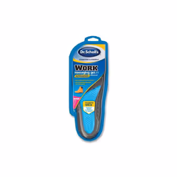 Scholls DSC59064 Comfort & Energy Work Massaging Gel Insoles Women, Black & Blue - Sizes 6 to 11