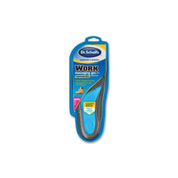 Scholls DSC59064 Comfort & Energy Work Massaging Gel Insoles Women, Black & Blue - Sizes 6 to 11
