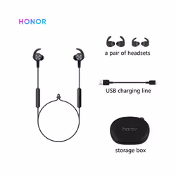 New Honor xsport AM61 Earphone Bluetooth Wireless connection with Mic - Red