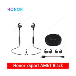 New Honor xsport AM61 Earphone Bluetooth Wireless connection with Mic - Black