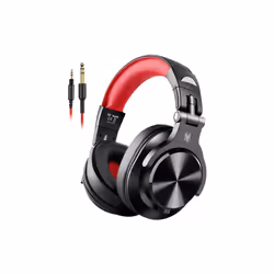 Oneodio Wired Over Ear Headphone With Mic Studio DJ Headphones Professional - Red