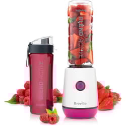 Breville Blend Active Personal Blender & Smoothie Maker | 350W | 1 Portable Blend Active Bottle (600ml) | Leak Proof Lid - Pink