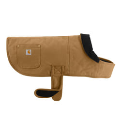 Carhartt Firm Duck Insulated Dog Chore Coat Brown/Brass  Small