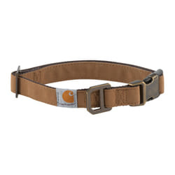 Carhartt Nylon Duck Dog Collar Carhartt Brown/Dark Brown Large