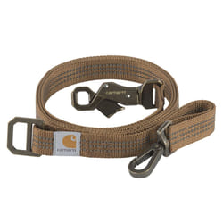 Carhartt Dog Leash Brown/Brushed Brass  Large