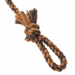 Carhartt Pet Toys Rubber Ball Dog Rope Pull  Durable Pull for Dogs  Carhartt Brown/Dark Brown