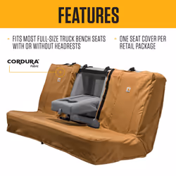 Carhartt Universal Bench Seat Cover  Carhartt Brown